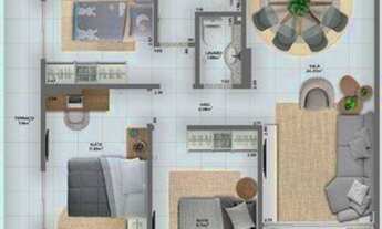 Imagem 4: Apartamento com 3 dormitórios à venda, 119 m² por R$ 817.000 - Vila Guilhermina - Praia Gr