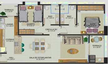 Imagem 7: Apartamento com 2 dormitórios à venda, 76 m² por R$ 407.067,20 - Vila Lenzi - Jaraguá do S