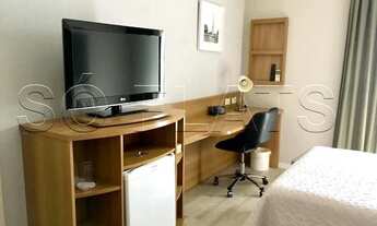 Imagem 2: Excelente flat disponível para locação muito bem localizado próximo ao Shopping Ibirapuera