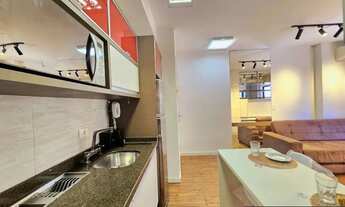 Imagem 5: Apartamento studio muito bem mobiliado, ar condicionado e máquina de lavar, no Centro de C