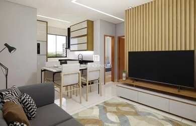 Imagem 2: Apartamento com Área Privativa para Venda em Belo Horizonte, Piratininga (Venda Nova), 2 d