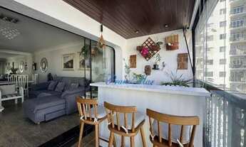 Imagem 7: Apartamento com 3 dormitórios à venda, 172 m² por R$ 1.175.000,00 - Pitangueiras - Guarujá