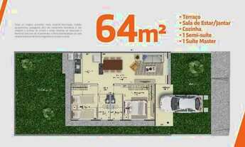 Imagem 5: Na Planta Cond. Maria Isabel 2, com 2 quartos, 64 m²