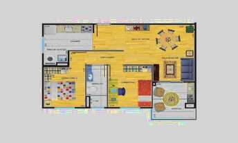 Imagem: Apartamento 2 dormitórios com quintal no