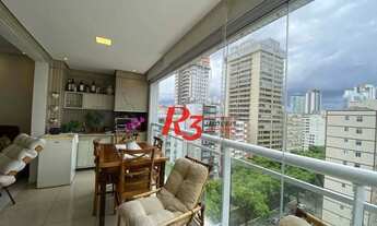 Imagem 5: Apartamento com 3 dormitórios à venda, 100 m² por R$ 1.390.000,00 - José Menino - Santos/S