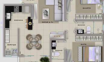 Imagem 5: Contagem - Apartamento Padrão - Cabral