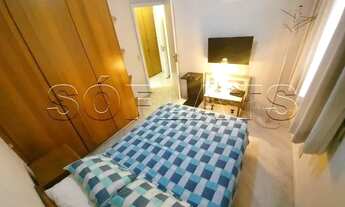 Imagem 7: Flat mobiliado com 1 dormitório e 45m² confortável pertinho da Av. Paulista