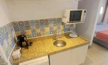 Imagem 3: Atlântica Imóveis tem excelente flat com 1 dormitório à venda, 28 m² - Imbetiba - Macaé/RJ