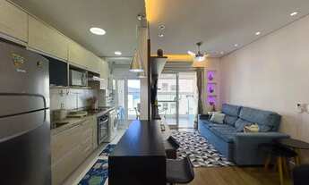 Imagem 3: Apartamento 1 Dormitório à Venda com Varanda e Vista Mar em Santos