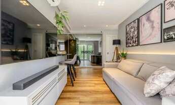 Imagem 6: Apartamento com 62 m² de área privativa, totalmente mobiliado, 1 dormitório, 1 suíte, vaga