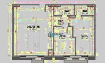 Imagem 2: Apartamento com 1 dormitório à venda, 40 m² por R$ 664.798,08 - Barra da Lagoa - Florianóp