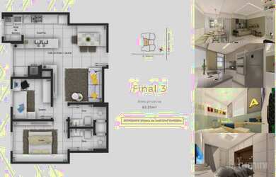 Imagem 4: Apartamento à venda com 2 dormitórios em Centro, Ponta grossa cod:A268