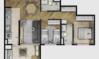 Imagem 2: Aptos de 67m² e 86m² na Rua da Bolsa, Freguesia do Ó