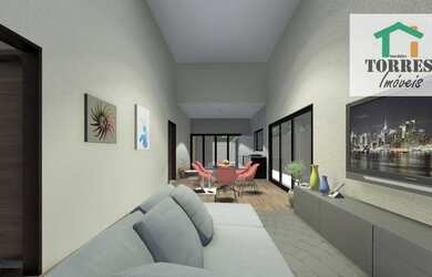Imagem 3: Casa com 3 dormitórios à venda, 140 m² por R$ 773.800,00 - Residencial Golden Park - Jacar