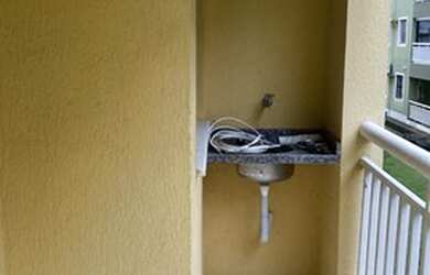 Imagem 2: Apartamento no Gran village Brasil com cozinha projetada para aluguel