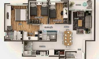 Imagem 7: Apartamento com 3 dormitórios à venda, 96 m² por R$ 859.000,00 - Vila Eunice - Cachoeirinh