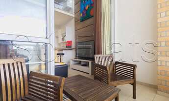 Imagem 5: Flat Dali Nyc Berrini disponível para locação com 40m² contendo 1 dormitório e 1 vaga de g