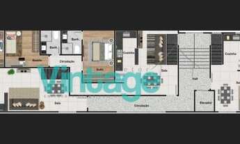 Imagem 6: APARTAMENTO 02 QTOS 02 SUÍTES 01 VG NO BAIRRO DIAMANTE EM BELO HORIZONTE MG