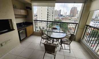 Imagem 2: Apartamento de 96 m² com Varanda Gourmet Mobiliado para locaçãp no Tatuapé