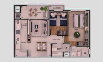 Imagem 5: APARTAMENTO com 3 dormitórios à venda por R$ 880.000,00 no bairro Rebouças - CURITIBA / PR