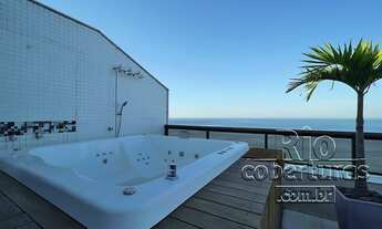 Imagem 4: Cobertura à venda na Praia da Barra da Tijuca. RJ. Frontal mar
