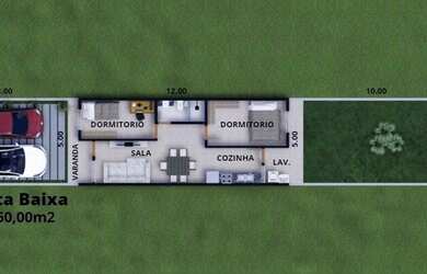 Imagem 6: Casa,02 dormitórios,Bairro Morumbi, Cascavel -PR