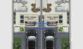 Imagem 4: Sobrado à venda, 102m² com 03 quartos, suíte e garagem coberta São José
