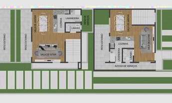 Imagem 6: Três vagas de garagem. Terraço privativo