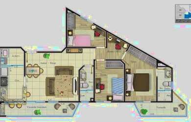 Imagem 2: Apartamento à venda, 3 quartos, 1 suíte, 2 vagas, JARAGUA - UBERLANDIA/MG