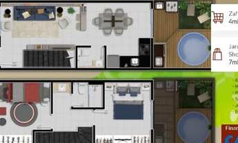 Imagem 2: Casa Condominio para Venda - 58.96m², 2 dormitórios, 1 vaga - Vila Nova