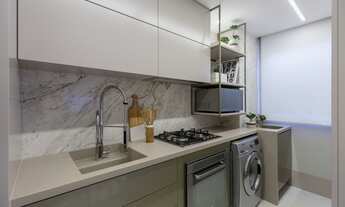 Imagem 3: Apartamento de 56 m com 2 dormitórios, suíte, churrasqueira e vaga