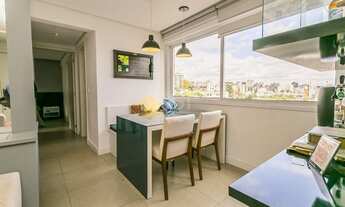 Imagem 7: Apartamento 68m² - 2 dormitórios, 1 suíte, churrasqueira e 2 vagas de garagem no bairro Au