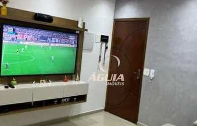 Imagem 3: Apartamento com 2 dormitórios à venda, 54 m² por R$ 390.000 - Vila Camilópolis - Santo And