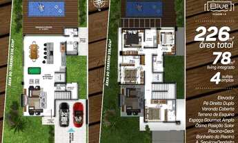Imagem 2: Casas em Condomínio com 4 Dormitorio(s) localizado(a) no bairro Condomínio Blue em Xangri