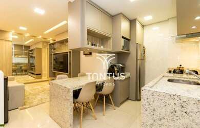 Imagem 2: Apartamento com 1 dormitório para alugar, 42 m² por R$ 3.969,88/mês - Alto da Rua XV - Cur