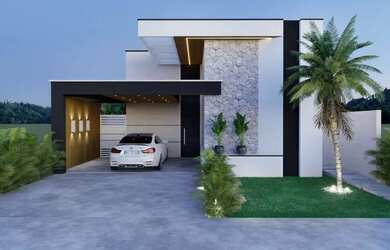 Imagem 3: Casa térrea no Alphaville Ceará 4, 3 suítes plenas e área de lazer com piscina