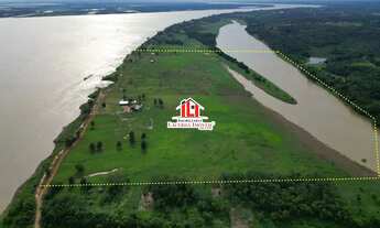 Imagem 9: Fazenda em Iranduba medindo 1.800 x 1.000= 1.800.000m² na várzea