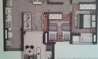 Imagem 3: Apartamento para venda com 64 metros quadrados com 2 quartos