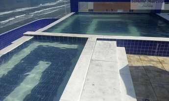 Imagem 2: Apartamento com 2 dormitórios, com VISTA para o MAR, piscina com muito lazer á beira mar,à
