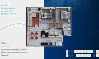 Imagem 5: Apartamento 2 quartos no Alphaville