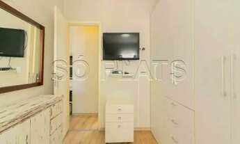 Imagem 3: Flat disponível para locação no Moema Top Life com 42m², 1 dormitório e 1 vaga de garagem