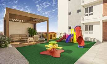 Imagem 5: Localizado a 650m -Todos com 2/4, sendo 1 suíte e ampla varanda gourmet 67,52m² a 68,84m²