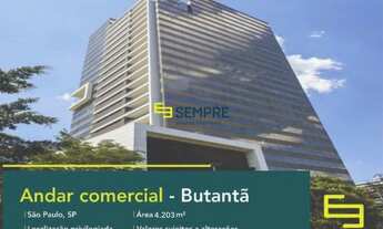 Imagem: Laje corporativa para locação com 4.203m²