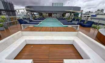 Imagem: Flat pé na areia em Jardim Oceania