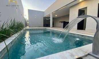 Imagem 7: Casa Nova e Moderna com Pé direito duplo, Piscina e Churrasqueira no Guarapark.