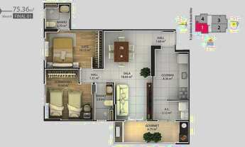 Imagem 2: APARTAMENTO BOQUEIRAO - PRAIA GRANDE SP