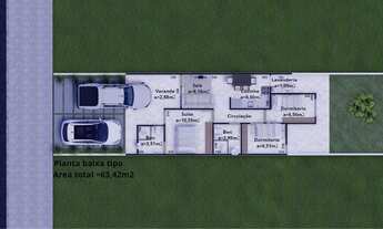 Imagem 2: Casa 03 dormitórios sendo 01 suite, Bairro Floresta ,Cascavel -PR