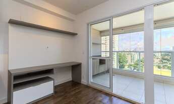 Imagem 5: Excelente apartamento no Brooklin! 33m2, 1 banheiro, 1 vaga. Armário embutido e ar condici