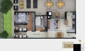 Imagem 5: APARTAMENTO com 2 dormitórios à venda com 119.19m² por R$ 521.615,00 no bairro Bacacheri