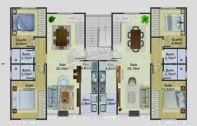 Imagem 6: Cobertura para Venda em Teresópolis, Bom Retiro, 3 dormitórios, 1 suíte, 2 banheiros, 2 va